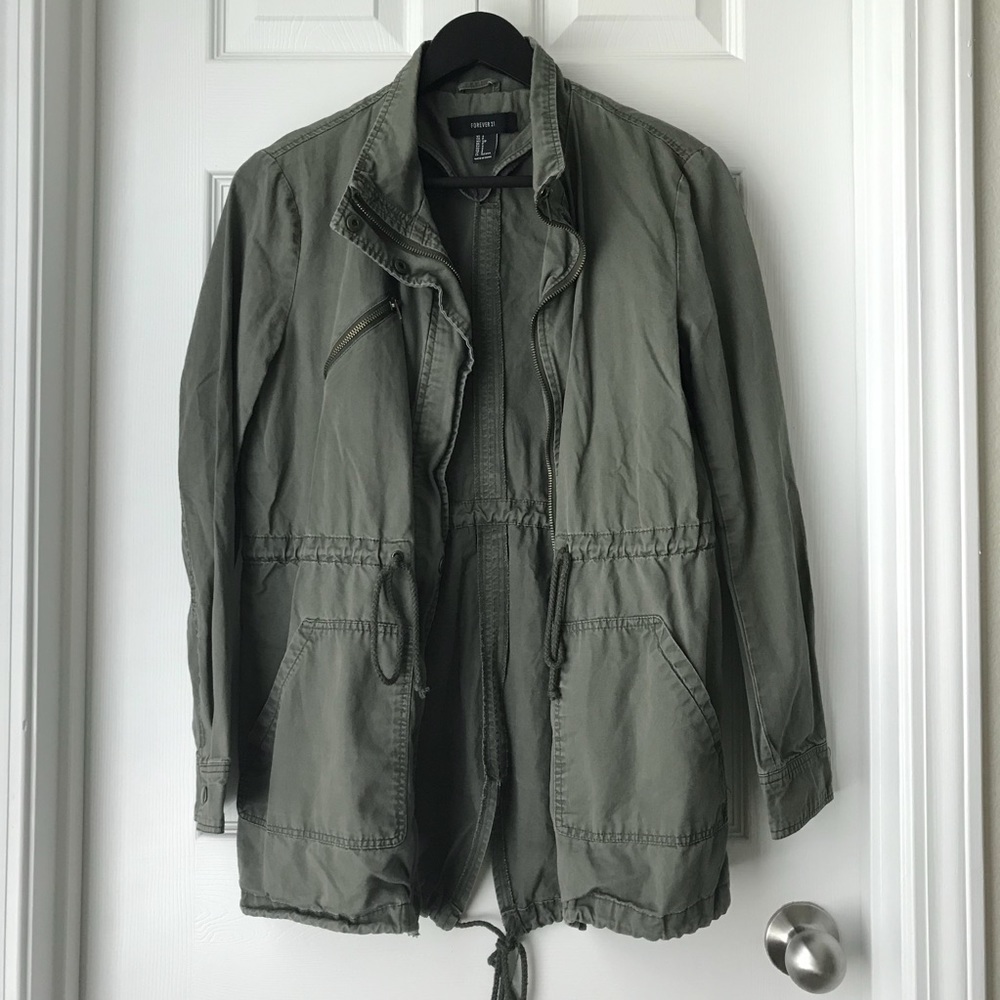 🛍 SALE Forever21 utility jacket
